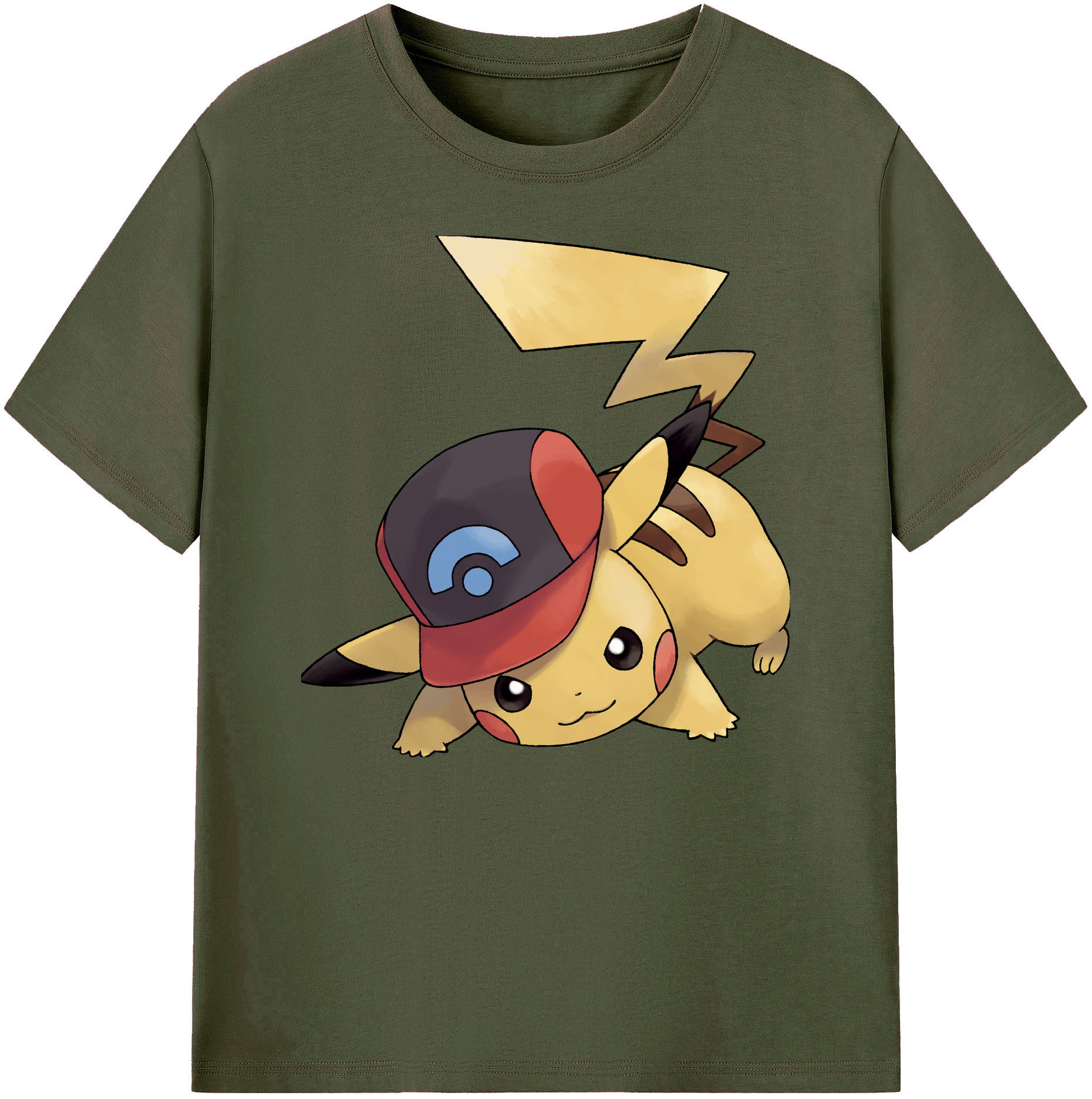 （画像用） ポケットモンスター Pokémon 綿100％ メンズ半袖Tシャツ｜肌触りやわらか＆通気性